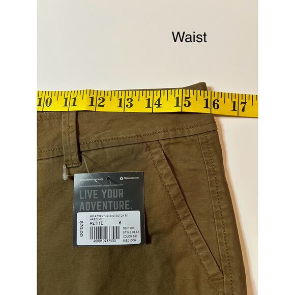 Eddie Bauer Women's Adventurer Stretch Ripstop Cargo Pants Size 6 Petite - Picture 9 of 15